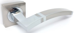Ручка дверная KEDR R08-149 SN CP (сатин/хром)
